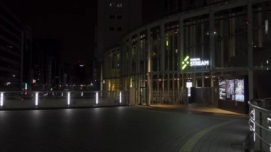 Shibuya Japonya 'da, Tokyo Gece Manzarası