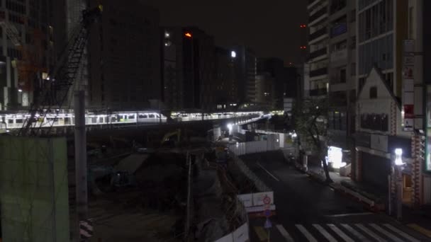 Shibuya Japan Tokyo Night View — Stock Video