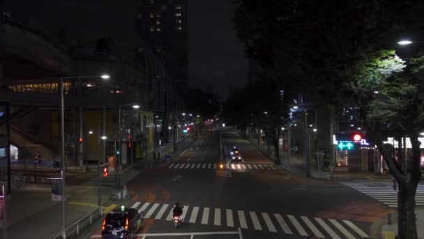 Shibuya Japonsku Tokyo Night View — Stock video