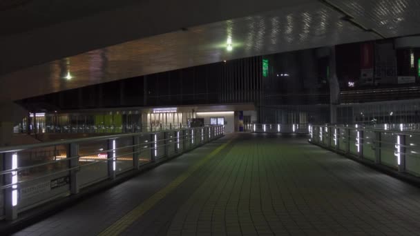 Shibuya Giappone Tokyo Vista Notturna — Video Stock