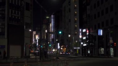 Shinjuku Japonya 'da, Tokyo Gece Manzarası