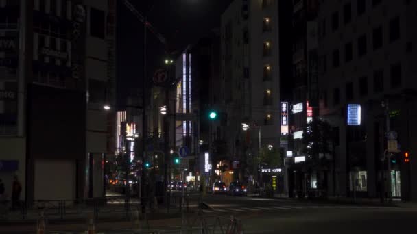 Shinjuku Japan Nachtansicht Tokio — Stockvideo