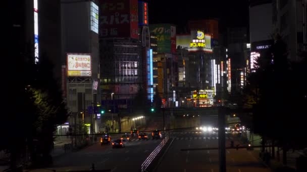 Shinjuku Giappone Tokyo Night View — Video Stock