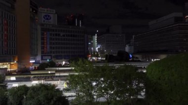Shinjuku Japonya 'da, Tokyo Gece Manzarası