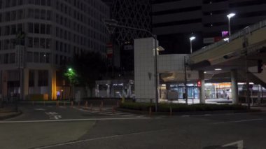 Shinjuku Japonya 'da, Tokyo Gece Manzarası