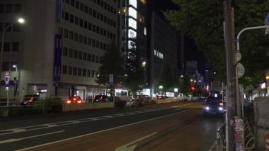 Shinjuku Japonya 'da, Tokyo Gece Manzarası
