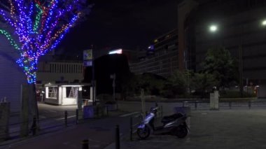 Shinjuku Japonya 'da, Tokyo Gece Manzarası