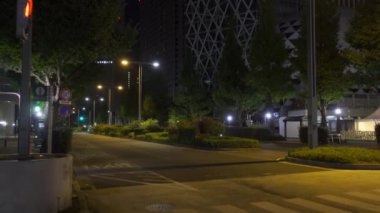 Shinjuku Japonya 'da, Tokyo Gece Manzarası