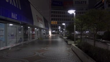 Shinjuku Japonya 'da, Tokyo Gece Manzarası