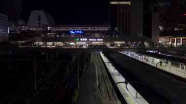 Shinjuku Japonya 'da, Tokyo Gece Manzarası