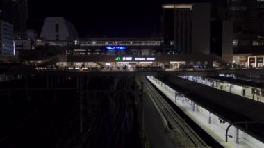 Shinjuku Japonya 'da, Tokyo Gece Manzarası