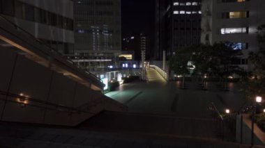 Shinjuku Japonya 'da, Tokyo Gece Manzarası