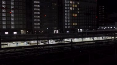 Shinjuku Japonya 'da, Tokyo Gece Manzarası