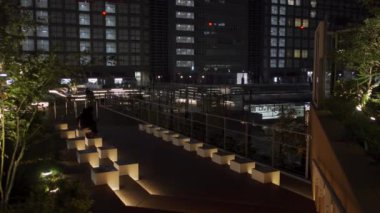 Shinjuku Japonya 'da, Tokyo Gece Manzarası