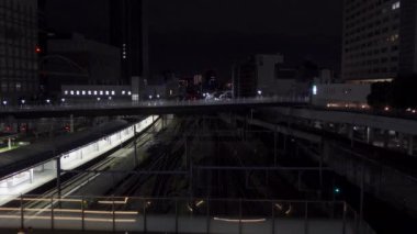 Shinjuku Japonya 'da, Tokyo Gece Manzarası