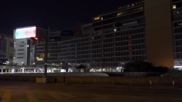 日本新宿 东京夜景 — 图库视频影像