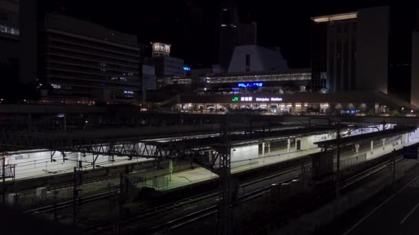 Shinjuku Japánban Tokyo Night View — Stock videók