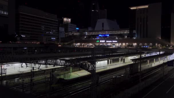 日本新宿 东京夜景 — 图库视频影像