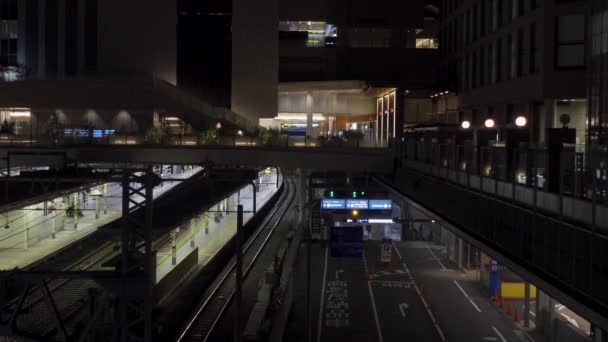 Shinjuku Japan Tokyo Nat Udsigt – Stock-video