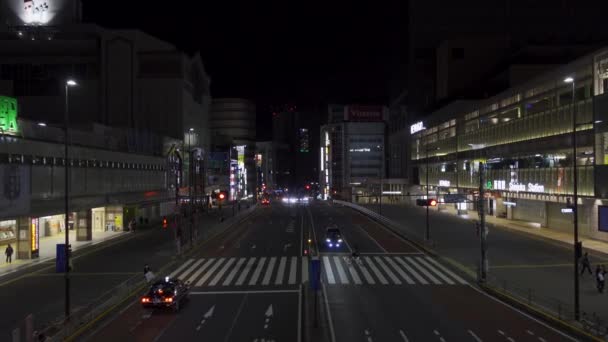 Shinjuku Japonii Tokyo Night View — Wideo stockowe