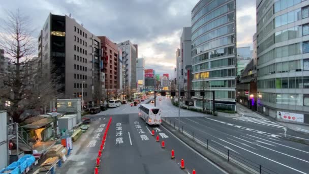 Shinjuku Tokio Dzień Krajobrazu Japonii — Wideo stockowe