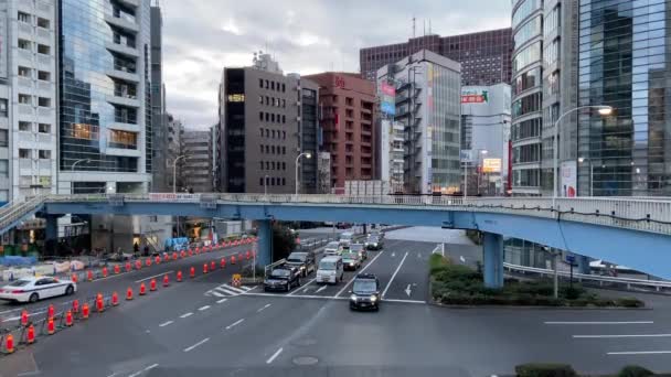 Shinjuku Tokio Dzień Krajobrazu Japonii — Wideo stockowe