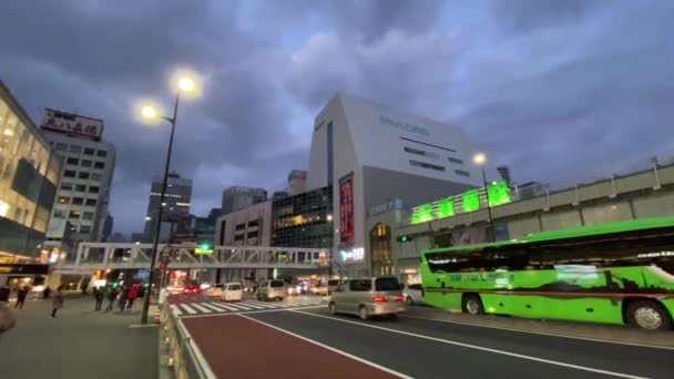 Shinjuku Tokio Japan Landschaftstag — Stockvideo