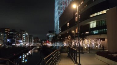 Tokyo Gökyüzü Ağacı Gece Görünümü