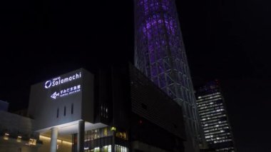 Tokyo Gökyüzü Ağacı Gece Görünümü