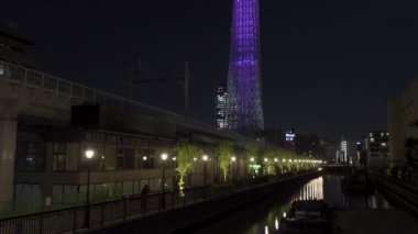 Tokyo Gökyüzü Ağacı Gece Görünümü