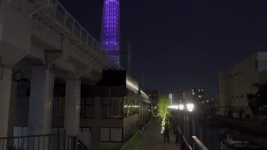 Tokyo Gökyüzü Ağacı Gece Görünümü