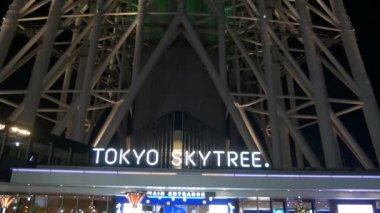 Tokyo Gökyüzü Ağacı Gece Görünümü