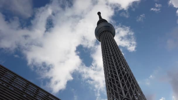 Tokyo Sky Tree Krajina — Stock video