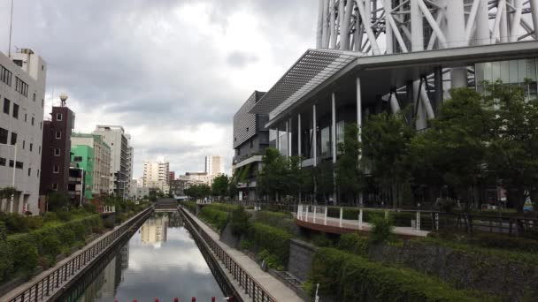 Tokyo Sky Tree Krajobraz — Wideo stockowe