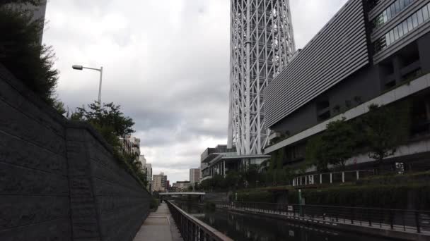 Tokyo Sky Tree Paesaggio — Video Stock