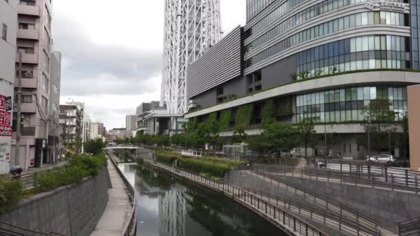 Tokyo Sky Tree Krajina — Stock video