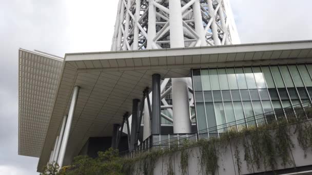 Tokyo Sky Tree Krajobraz — Wideo stockowe