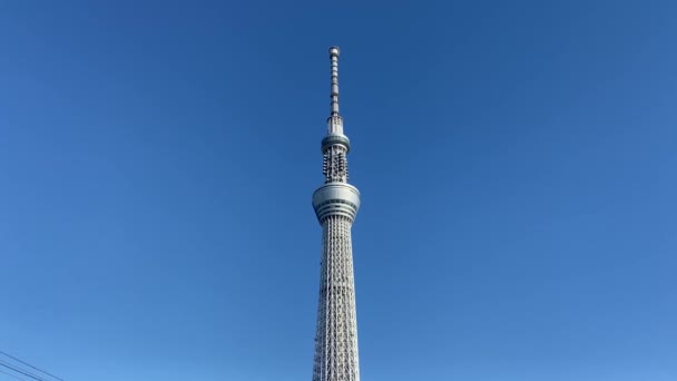 Tokyo Sky Tree Krajina — Stock video