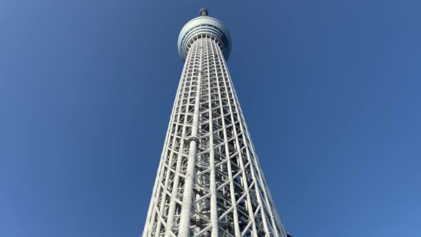 Tokyo Sky Tree Landskap — Stockvideo