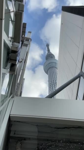 Tokyo Sky Ağaç Manzara — Stok video