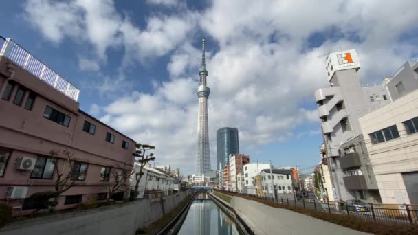 Tokyo Sky Ağaç Manzara — Stok video