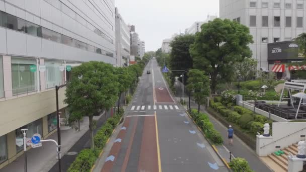 Синагава Японии Токийский Пейзаж — стоковое видео