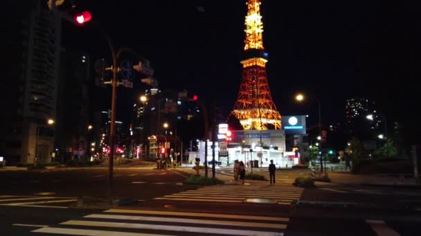 Tokyo Tower Ιαπωνία — Αρχείο Βίντεο