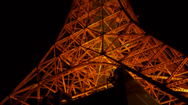 東京タワー 日本夜景 — ストック動画