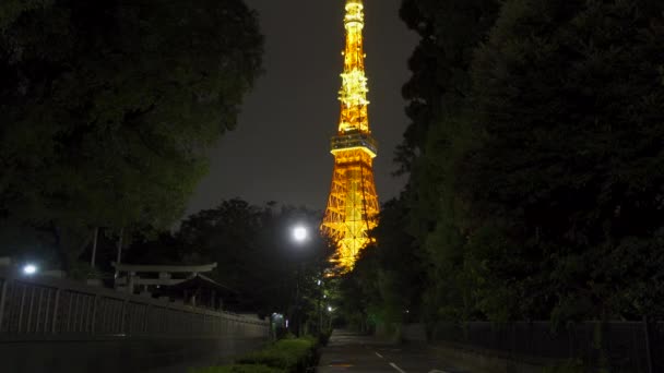 Tokyo Tower Ιαπωνία — Αρχείο Βίντεο