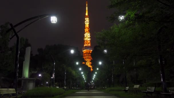 Tokyo Tower Ιαπωνία — Αρχείο Βίντεο