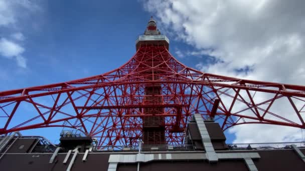 Japonya Tokyo Kulesi Manzara — Stok video