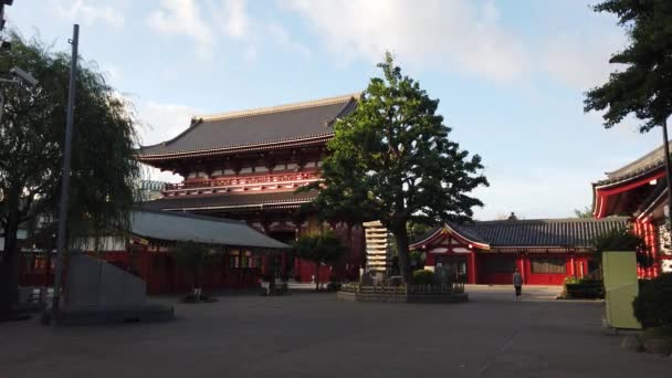 Asakusa Japonya Tokyo Peyzaj — Stok video