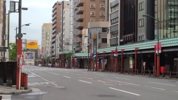 Asakusa Japonii Tokio Krajobraz — Wideo stockowe