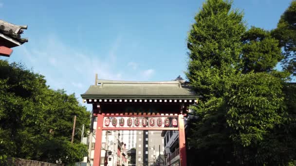 Asakusa Japan Tokyo Landskap — Stockvideo